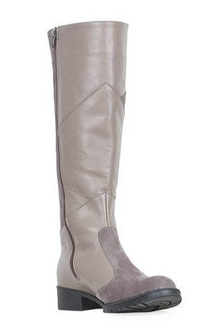CIZME GRI DIN PIELE NATURALA MODEL 1244