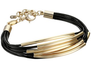 Fossil Mini Leather Corded Bracelet