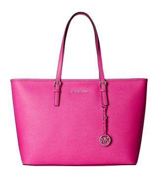 Michael Kors Jet Set Travel Medium Top Zip Mult Funt Tote