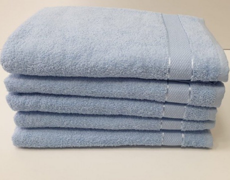 Set 5 prosoape baie bumbac 100% 70x140cm, bleu inchis