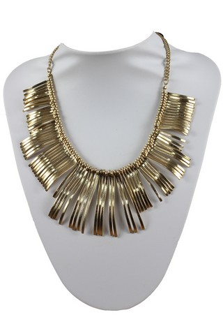 COLIER BERSHKA COLLECTION GOLDEN