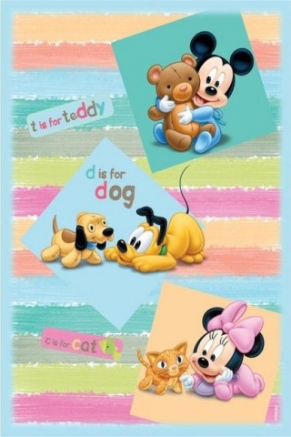 Covor Disney Minnie & Mickey Mouse