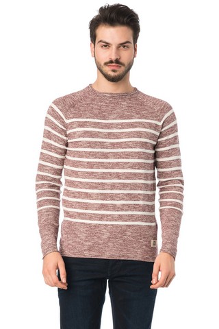 Pulover JACK&JONES burgundy