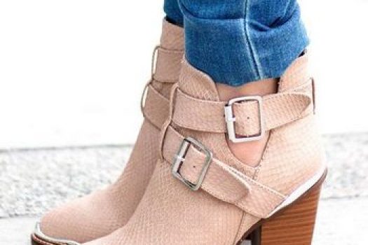 Botine de dama ieftine cu toc gros ߩ modele casual in tendinte 2025