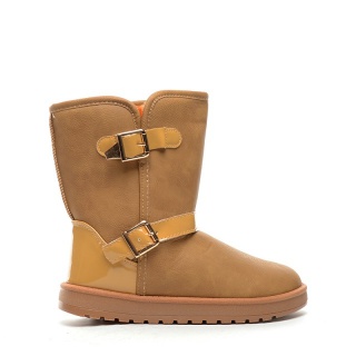 Cizme Tip Ugg Tina Camel