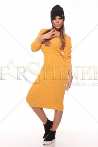 Rochie MissQ Winter Dream Yellow