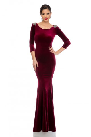 Rochie Reyna Bordo