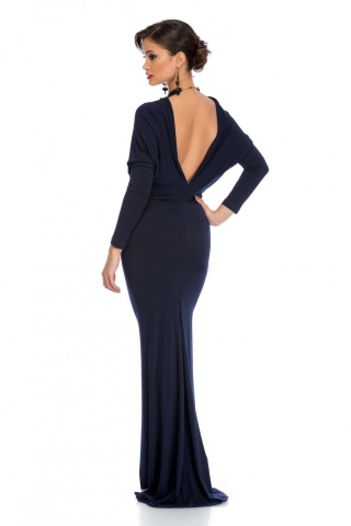 Rochie Toffy Bleumarin - spate