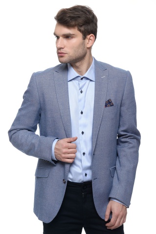 Sacou office bleumarin pentru barbati 7SQUARE