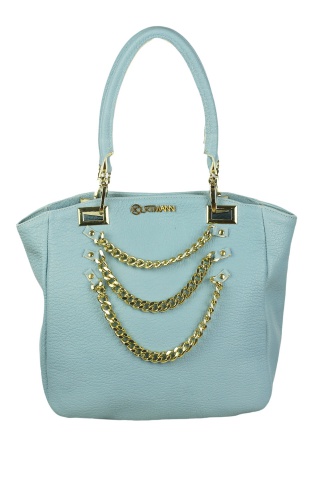 POSETA PIELE KURTMANN JENN LIGHT BLUE