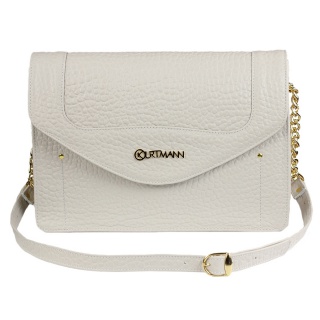 POSETA PIELE KURTMANN JOLIE LIGHT GREY