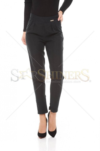 Pantaloni PrettyGirl Engaged Black