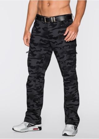 Pantaloni negri camuflaj