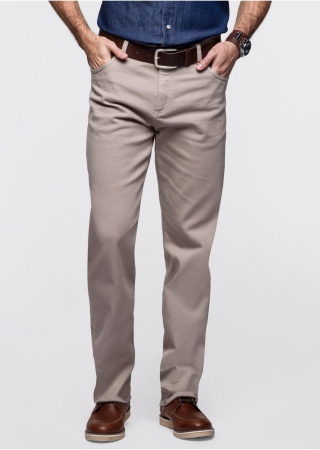 Pantaloni stretch kaki