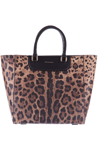 Dolce & Gabbana Women's leather handbag shopping bag purse new leo