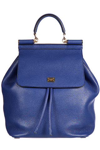 Dolce & Gabbana Women's leather rucksack backpack travel new Calfskin bottalato
