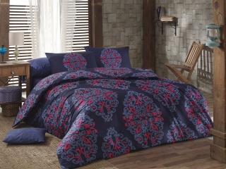Lenjerie de pat Ranforce Papirus Blue