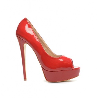 Pantofi Miona Rosii