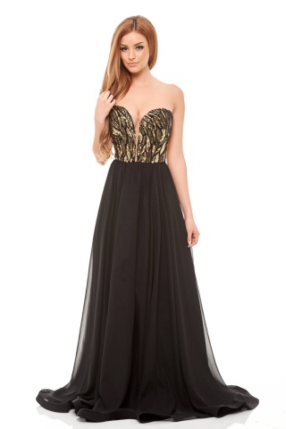 Rochie Ana Radu Sweetheart Black