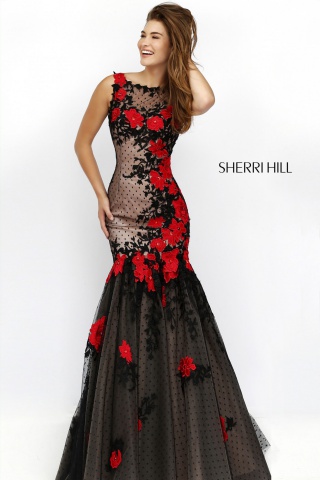 Rochie Sherri Hill 11326 Black