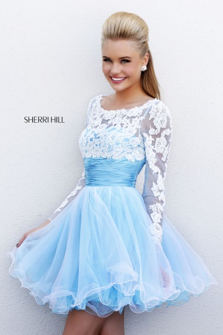 Rochie Sherri Hill 21234 Blue