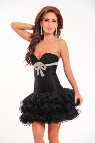 Rochie Sherri Hill Perfection Black