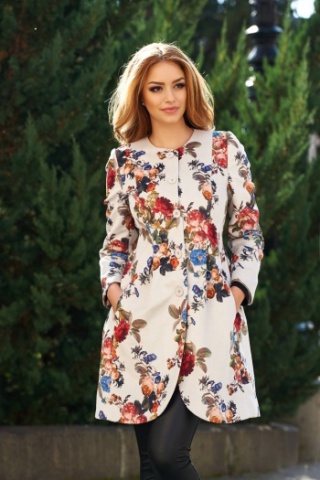 Trench Beautiful Flowers Cream
