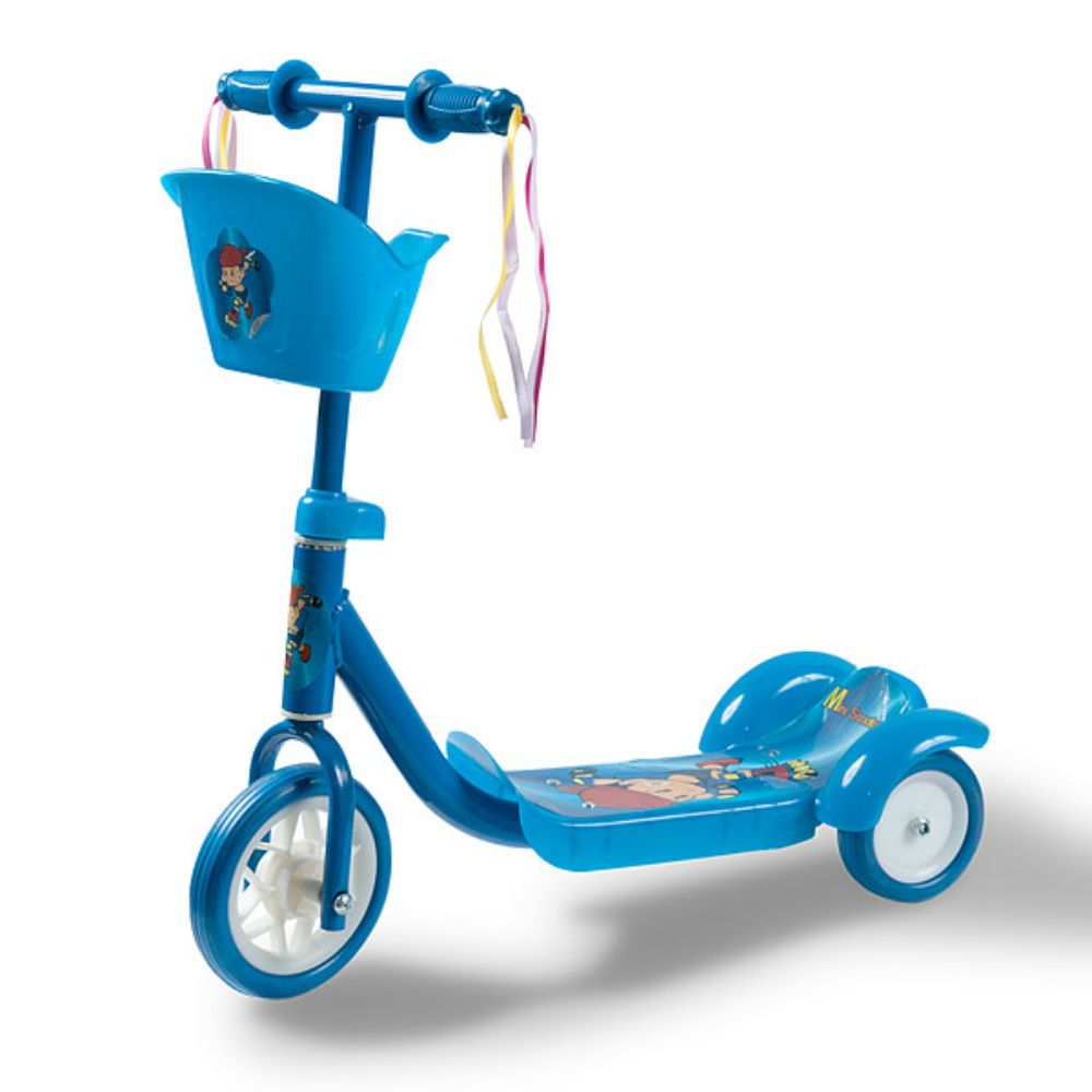 Trotineta cu Cosulet KIDDY albastra YTT02