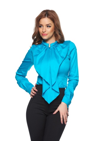 Camasa PrettyGirl Innocent Me Turquoise