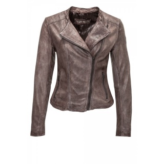 Geaca de Piele Dama Freaky Nation Gri Chelsea