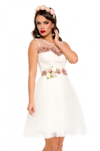 Rochie Eliza Alba