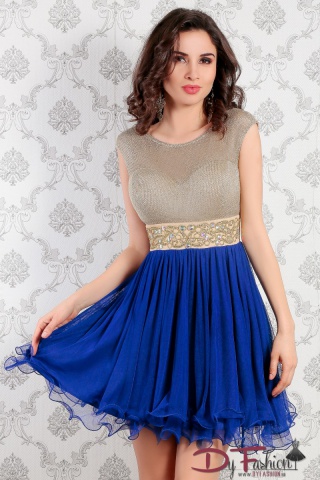 Rochie Golden Blue