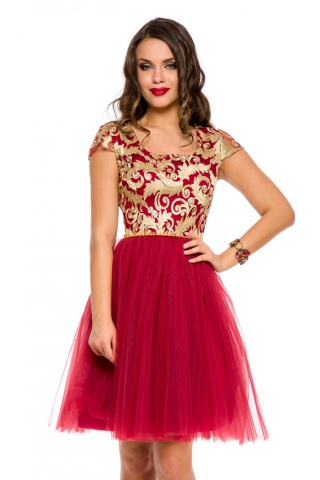 Rochie Roberta Bordo