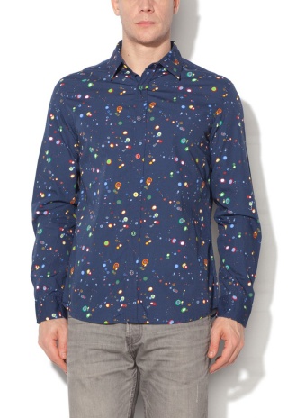 Camasa bleumarin regular fit Manoloisink