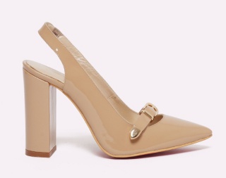 PANTOFI DAMA DE PIELE CU TOC ZAILA