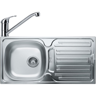 Pachet chiuveta inox Franke CIN 614-78 + baterie crom Basic