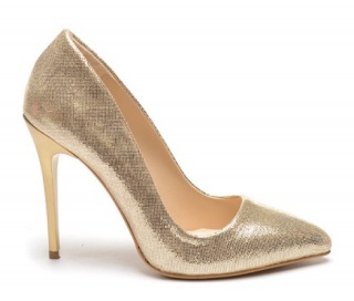Pantofi Cleo Aurii