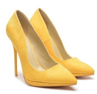 Pantofi Patic Galbeni
