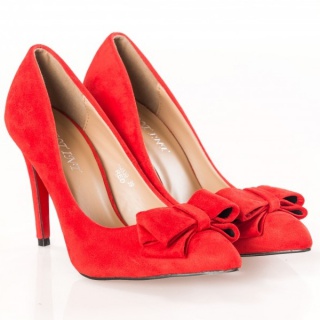 Pantofi dama rosii eleganti Olly