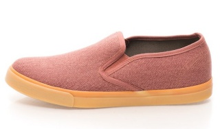 Pantofi slip-on rosu stins