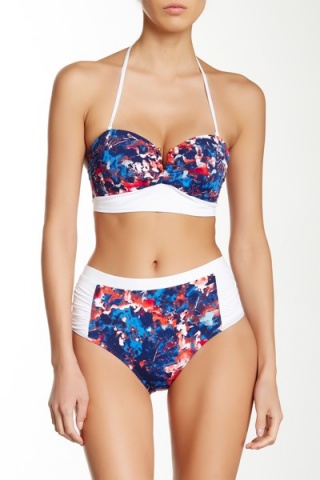 Tart Arhrodie Bandeau Top & High Waist Bikini Set