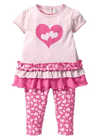 Tricou + colanţi bebe