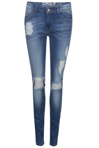 Blugi skinny albastri ONLY Coral