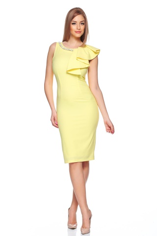 Rochie LaDonna Ceremony Yellow