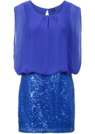 Rochie albastra cu paiete