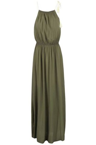 Rochie maxi ONLY Nova kaki