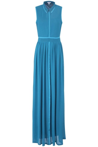 Rochie maxi albastră de la Kling Citta Della