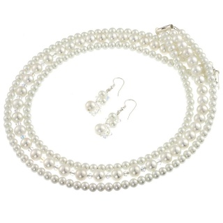 Set multisir perle de Mallorca albe