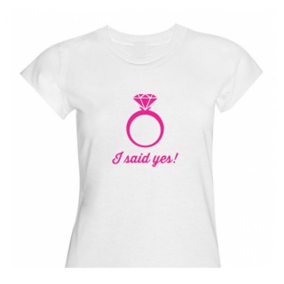 Tricou burlacite - I Said Yes