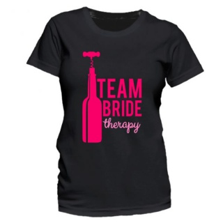 Tricou burlacite - Team Bride and Good wine